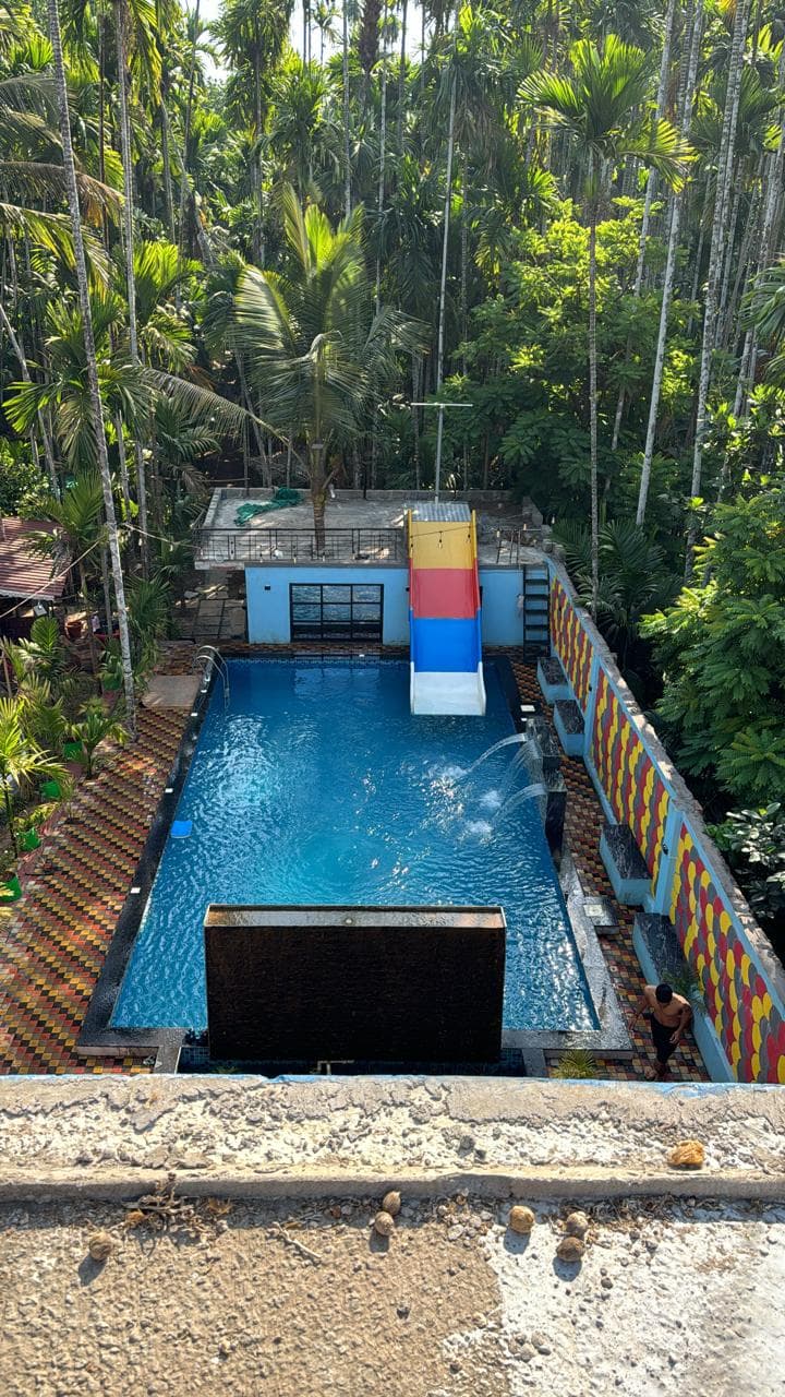 Farm Areca De Goa pool video in Bicholim, Goa